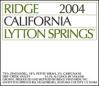 Ridge - Lytton Springs Zinfandel Dry Creek Valley 2023