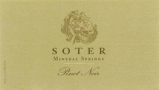 Soter - Pinot Noir Mineral Springs 2019 (375ml)