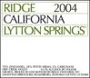 Ridge - Lytton Springs Zinfandel Dry Creek Valley 2021